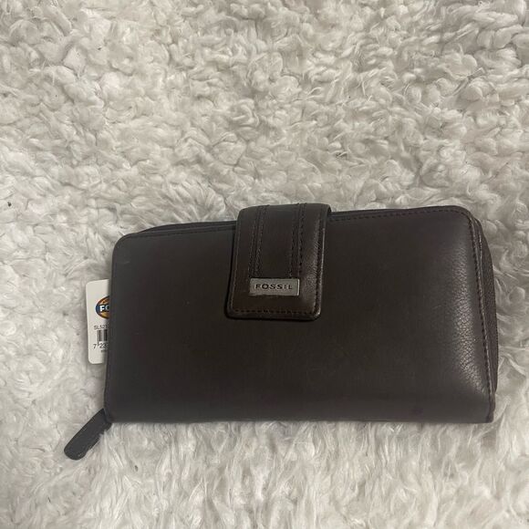 New with tag Fossil leather brown wallet/ organizer . - Picture 3 of 11
